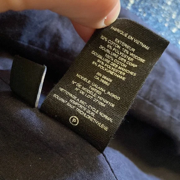 Theory blue tweed blazer size 8 - Picture 6 of 7